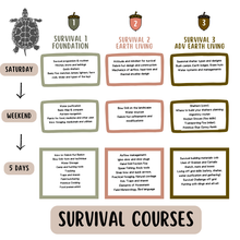 Load image into Gallery viewer, Survival 2: Earth Living weekend Sat-Sun