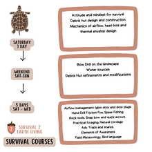 Load image into Gallery viewer, Survival 2: Earth Living weekend Sat-Sun