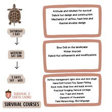 Load image into Gallery viewer, Survival 2: Earth Living 5 Day