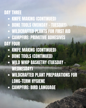 Load image into Gallery viewer, New Beginnings Gathering: A Maine Primitive and Old Ways Rising Collaboration